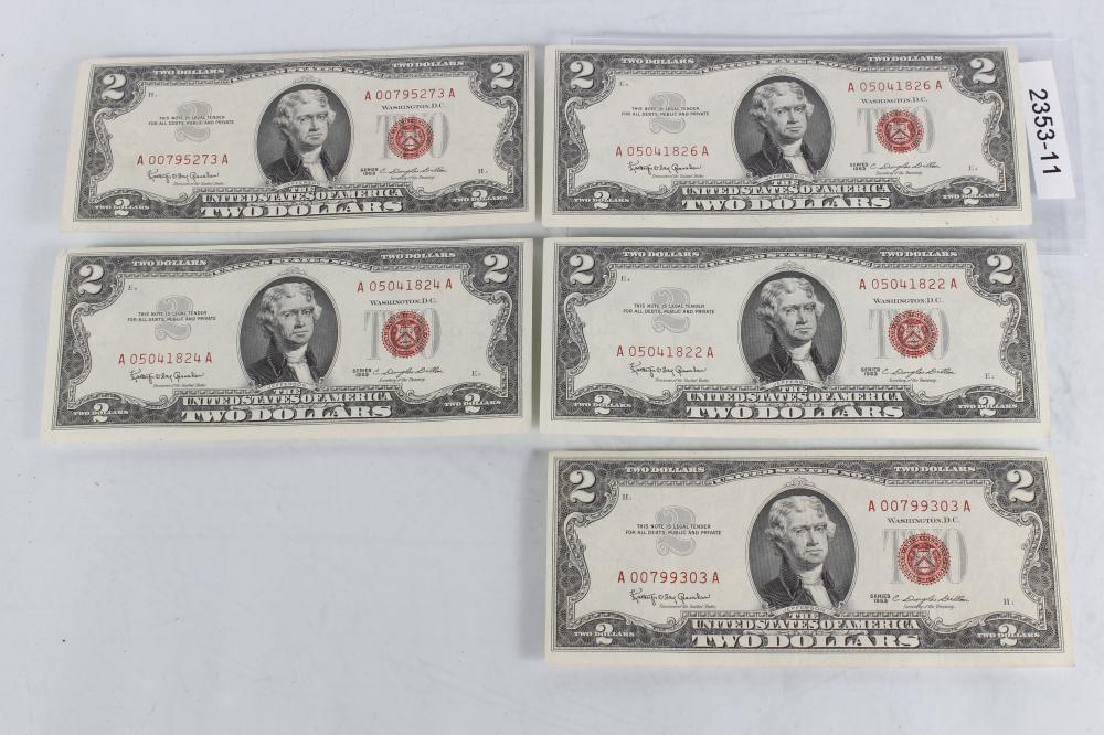 The Red Seal Two Dollar Bill